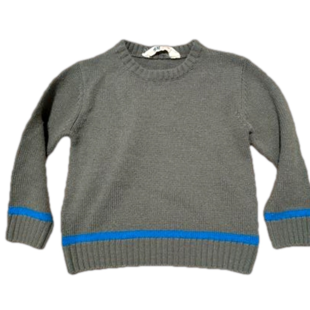 H&M Boys‎ Grey Sweater top size 2